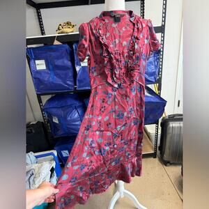 Vintage Marc by Marc Jacobs Silk Floral Dress - Size 2